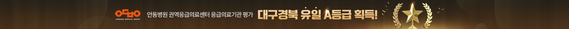 안동병원 권역응급의료센터 응급의료기관평가 대구경북 유일 A등급 획득